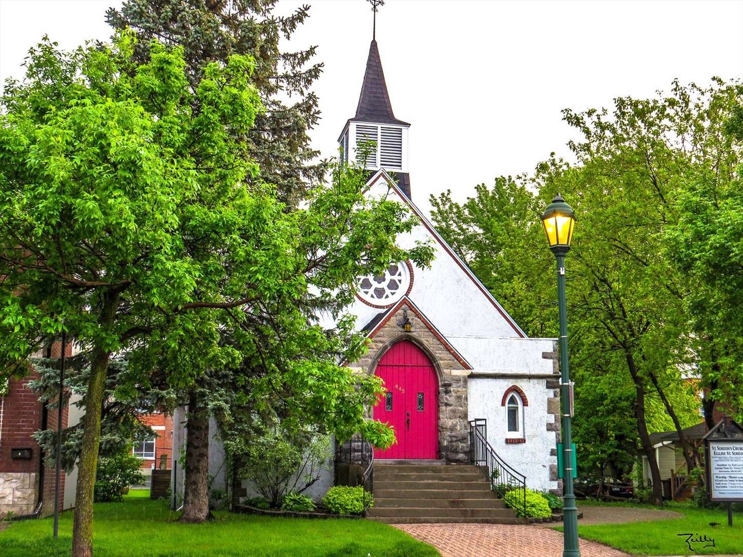 St. Simeon's Anglican Church in summer